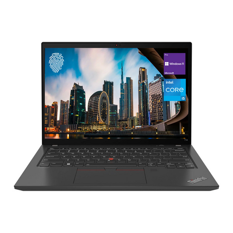 Lenovo ThinkPad T14 Gen 2 Business Laptop, 14" FHD Display, Intel Core i5-1135G7, HDMI, Webcam, Fingerprint Reader, Backlit Keyboard, Wi-Fi 6, Windows 11 Pro, Black Lenovo ThinkPad T14 Gen 2 Business Laptop, 14" FHD Display, Intel Core i5-1135G7, HDMI, Webcam, Fingerprint Reader, Backlit Keyboard, Wi-Fi 6, Windows 11 Pro, Black
