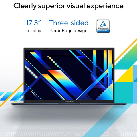 ASUS Vivobook 17 17.3" Traditional Laptop Intel Core i3 4GB RAM Intel UHD Graphics 128GB SSD Storage Windows 11 Home 60Hz - Blue ASUS Vivobook 17 17.3" Traditional Laptop Intel Core i3 4GB RAM Intel UHD Graphics 128GB SSD Storage Windows 11 Home 60Hz - Blue