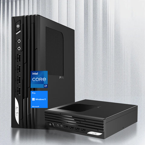MSI PRO DP21 MFF Desktop Intel Core i7 8GB RAM Intel UHD Graphics 512GB SSD Storage Windows 11 Home - Black MSI PRO DP21 MFF Desktop Intel Core i7 8GB RAM Intel UHD Graphics 512GB SSD Storage Windows 11 Home - Black