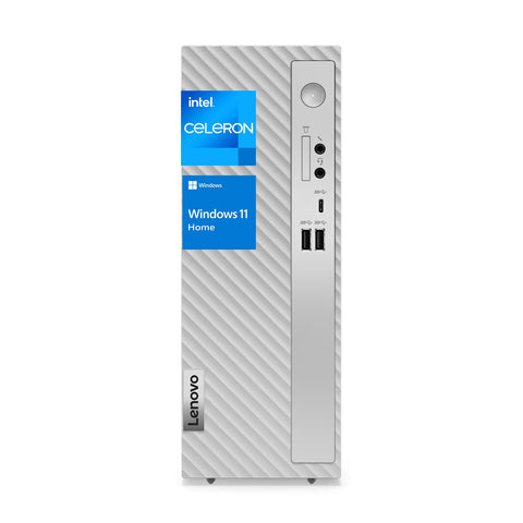 LENOVO IdeaCentre 3 Daily SFF Desktop, Intel Celeron G6900, Intel UHD Graphics, 8GB DDR4 UDIMM, 256GB PCIe M.2 SSD, Wi-Fi 6, Non-backlit Keyboard, Windows 11 Home, Grey LENOVO IdeaCentre 3 Daily SFF Desktop, Intel Celeron G6900, Intel UHD Graphics, 8GB DDR4 UDIMM, 256GB PCIe M.2 SSD, Wi-Fi 6, Non-backlit Keyboard, Windows 11 Home, Grey