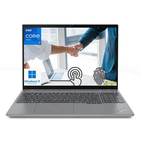 Lenovo ThinkPad T16 Gen 2 Business Laptop, 16" FHD+ 1920 * 1200 Touchscreen 60Hz, Intel Core i7-1355U, Intel UHD Graphics, 16GB DDR5 RAM, 512GB PCIe M.2 SSD, Wi-Fi 6, Windows 11 Pro, Grey Lenovo ThinkPad T16 Gen 2 Business Laptop, 16" FHD+ 1920 * 1200 Touchscreen 60Hz, Intel Core i7-1355U, Intel UHD Graphics, 16GB DDR5 RAM, 512GB PCIe M.2 SSD, Wi-Fi 6, Windows 11 Pro, Grey