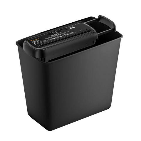 Bonsaii 6-Sheet Strip-Cut Paper Shredder with Basket, Portable Home Office Shredder with Overheat Protection, Compact Design for Easy Use Bonsaii 6-Sheet Strip-Cut Paper Shredder with Basket, Portable Home Office Shredder with Overheat Protection, Compact Design for Easy Use