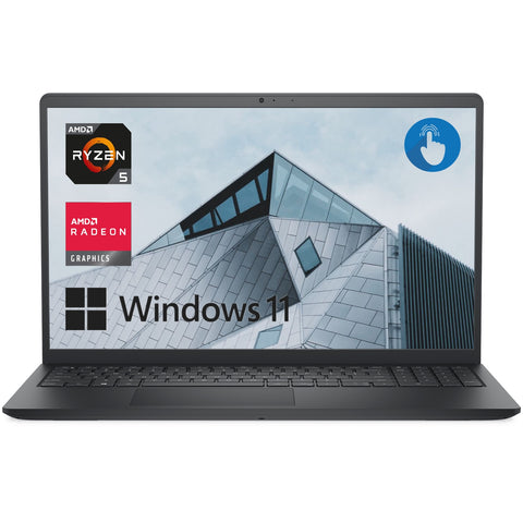 Dell Inspiron 3000 Series 3535 Laptop, 15.6" FHD Touchscreen, AMD Ryzen 5 7530U, 12GB RAM, 512GB SSD, SD Card Reader, HDMI, Wi-Fi, Bluetooth, Windows 11 Home, Black Dell Inspiron 3000 Series 3535 Laptop, 15.6" FHD Touchscreen, AMD Ryzen 5 7530U, 12GB RAM, 512GB SSD, SD Card Reader, HDMI, Wi-Fi, Bluetooth, Windows 11 Home, Black