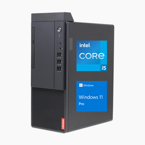 Lenovo V-Series V50t Gen 1 Business Tower Desktop, Intel Core i5-10400, Intel UHD Graphics, 4GB DDR4 RAM, 1TB 3.5" HDD, Wi-Fi 5, No OS, Black Lenovo V-Series V50t Gen 1 Business Tower Desktop, Intel Core i5-10400, Intel UHD Graphics, 4GB DDR4 RAM, 1TB 3.5" HDD, Wi-Fi 5, No OS, Black