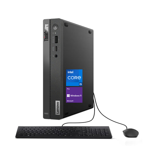 LENOVO ThinkCentre neo 50q MFF Desktop Intel Core i5 8GB RAM Intel UHD Graphics 256GB SSD Storage Windows 11 Pro - Black LENOVO ThinkCentre neo 50q MFF Desktop Intel Core i5 8GB RAM Intel UHD Graphics 256GB SSD Storage Windows 11 Pro - Black