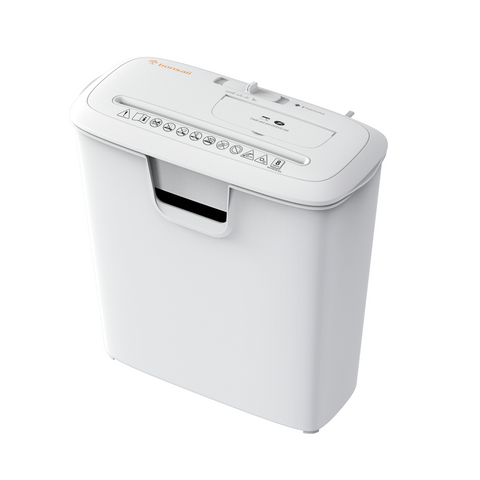Bonsaii Quiet Strip-Cut Shredder, Up to 8 Sheets, Offering high Security, CDs, Credit Cards, Overheat Protection, Equipped with a 3.4-Gallon bin, Operates Quietly, Ideal for Home Office, White Bonsaii Quiet Strip-Cut Shredder, Up to 8 Sheets, Offering high Security, CDs, Credit Cards, Overheat Protection, Equipped with a 3.4-Gallon bin, Operates Quietly, Ideal for Home Office, White