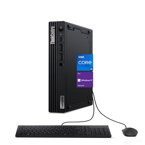 LENOVO ThinkCentre M70q MFF Desktop Intel Core i5 8GB RAM Intel UHD Graphics 256GB SSD Storage Windows 11 Pro - Black LENOVO ThinkCentre M70q MFF Desktop Intel Core i5 8GB RAM Intel UHD Graphics 256GB SSD Storage Windows 11 Pro - Black