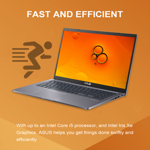 ASUS Vivobook X515E Laptop, 15.6" FHD 1920 * 1080 Touchscreen 60Hz, Intel Core i5-1135G7, Intel Iris Xe Graphics, 8GB DDR4 RAM, 512GB PCIe M.2 SSD, Wi-Fi 5, Windows 11 Home, Grey ASUS Vivobook X515E Laptop, 15.6" FHD 1920 * 1080 Touchscreen 60Hz, Intel Core i5-1135G7, Intel Iris Xe Graphics, 8GB DDR4 RAM, 512GB PCIe M.2 SSD, Wi-Fi 5, Windows 11 Home, Grey