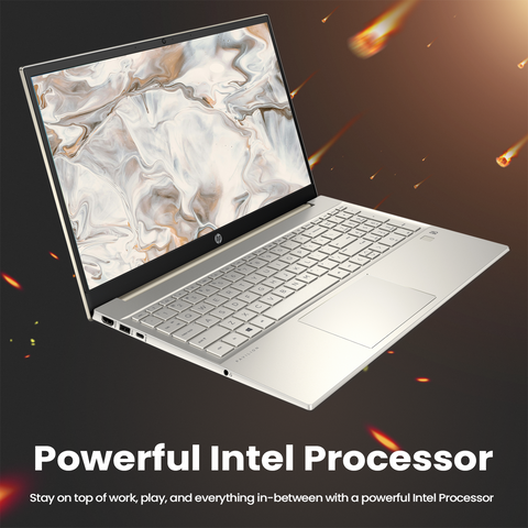 HP Pavilion 15t-eg300 Laptop, 15.6" FHD 1920 * 1080 Touchscreen 60Hz, Intel Core i7-1355U, NVIDIA GeForce MX550, 16GB DDR4 SODIMM RAM, 1TB PCIe M.2 SSD, Wi-Fi 6, Windows 11 Home, Gold HP Pavilion 15t-eg300 Laptop, 15.6" FHD 1920 * 1080 Touchscreen 60Hz, Intel Core i7-1355U, NVIDIA GeForce MX550, 16GB DDR4 SODIMM RAM, 1TB PCIe M.2 SSD, Wi-Fi 6, Windows 11 Home, Gold