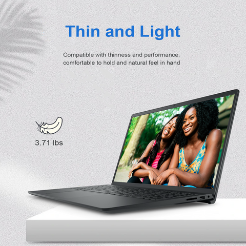 Dell Inspiron 3000 Series 3520 Laptop, 15.6" FHD Non-touch 120Hz, AMD Ryzen 7 5700U, AMD Radeon Graphics, 16GB DDR4 RAM, 1TB PCIe M.2 SSD, Wi-Fi 5, Windows 11 Home, Black Dell Inspiron 3000 Series 3520 Laptop, 15.6" FHD Non-touch 120Hz, AMD Ryzen 7 5700U, AMD Radeon Graphics, 16GB DDR4 RAM, 1TB PCIe M.2 SSD, Wi-Fi 5, Windows 11 Home, Black