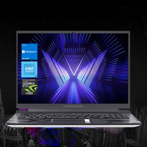 Thunderobot ZERO Gaming Traditional Laptop, 16" WQXGA 2560*1600 Non-touch 240Hz, Intel Core i9-13900HX, NVIDIA GeForce RTX 4080, 64GB DDR5 SODIMM, 4TB PCIe M.2 SSD, Wi-Fi 6, RGB Backlit Keyboard, Windows 11 Home, White Thunderobot ZERO Gaming Traditional Laptop, 16" WQXGA 2560*1600 Non-touch 240Hz, Intel Core i9-13900HX, NVIDIA GeForce RTX 4080, 64GB DDR5 SODIMM, 4TB PCIe M.2 SSD, Wi-Fi 6, RGB Backlit Keyboard, Windows 11 Home, White