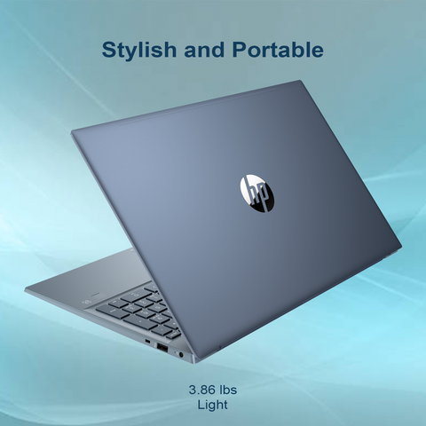 HP Pavilion Laptop, 15.6" FHD Non-touch 60Hz, Intel Core i7-1355U, Intel Iris Xe Graphics, 16GB DDR4 RAM, 1TB PCIe M.2 SSD, Wi-Fi 6, Windows 11 Home, Blue HP Pavilion Laptop, 15.6" FHD Non-touch 60Hz, Intel Core i7-1355U, Intel Iris Xe Graphics, 16GB DDR4 RAM, 1TB PCIe M.2 SSD, Wi-Fi 6, Windows 11 Home, Blue