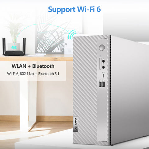 LENOVO IdeaCentre 3 Daily SFF Desktop, Intel Celeron G6900, Intel UHD Graphics, 8GB DDR4 UDIMM, 256GB PCIe M.2 SSD, Wi-Fi 6, Non-backlit Keyboard, Windows 11 Home, Grey LENOVO IdeaCentre 3 Daily SFF Desktop, Intel Celeron G6900, Intel UHD Graphics, 8GB DDR4 UDIMM, 256GB PCIe M.2 SSD, Wi-Fi 6, Non-backlit Keyboard, Windows 11 Home, Grey