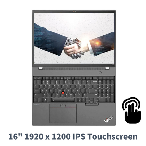 Lenovo ThinkPad T16 Gen 2 Business Laptop, 16" FHD+ 1920 * 1200 Touchscreen 60Hz, Intel Core i7-1355U, Intel UHD Graphics, 16GB DDR5 RAM, 512GB PCIe M.2 SSD, Wi-Fi 6, Windows 11 Pro, Grey Lenovo ThinkPad T16 Gen 2 Business Laptop, 16" FHD+ 1920 * 1200 Touchscreen 60Hz, Intel Core i7-1355U, Intel UHD Graphics, 16GB DDR5 RAM, 512GB PCIe M.2 SSD, Wi-Fi 6, Windows 11 Pro, Grey