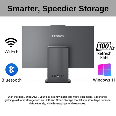 LENOVO IdeaCentre I Gen 9 All-in-One 27" Intel Core i7 16GB RAM Intel UHD Graphics 512GB SSDSSD Storage Windows 11 Home 100Hz - Grey LENOVO IdeaCentre I Gen 9 All-in-One 27" Intel Core i7 16GB RAM Intel UHD Graphics 512GB SSDSSD Storage Windows 11 Home 100Hz - Grey