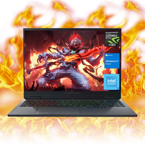 Thunderobot Hunter Blade R16 Gaming Traditional Laptop, 16" WQXGA 2560*1600 Non-touch 240Hz, Intel Core i9-13900HX, NVIDIA GeForce RTX 4060, 32GB DDR5 SODIMM, 1T PCIe M.2 SSD, Wi-Fi 6, RGB Backlit Keyboard, Windows 11 Home, Grey Thunderobot Hunter Blade R16 Gaming Traditional Laptop, 16" WQXGA 2560*1600 Non-touch 240Hz, Intel Core i9-13900HX, NVIDIA GeForce RTX 4060, 32GB DDR5 SODIMM, 1T PCIe M.2 SSD, Wi-Fi 6, RGB Backlit Keyboard, Windows 11 Home, Grey