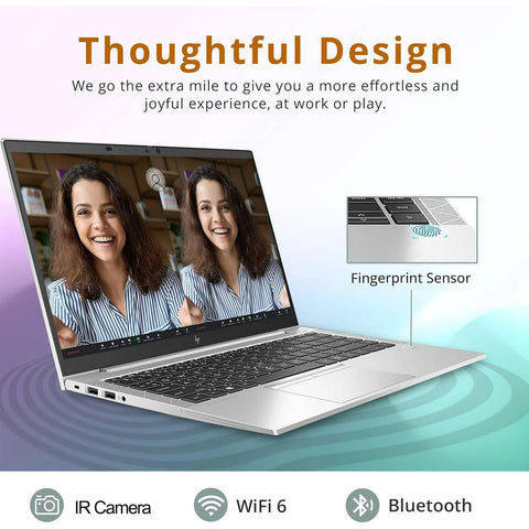 HP EliteBook 845 G8 Business Traditional Laptop, 14" FHD 1920*1080 Non-touch 60Hz, AMD Ryzen 7 Pro 5850U, AMD Radeon Graphics, 16GB DDR4 SODIMM, 512GB PCIe M.2 SSD, Wi-Fi 6, Non-RGB Backlit Keyboard, Windows 10 Pro, Silver HP EliteBook 845 G8 Business Traditional Laptop, 14" FHD 1920*1080 Non-touch 60Hz, AMD Ryzen 7 Pro 5850U, AMD Radeon Graphics, 16GB DDR4 SODIMM, 512GB PCIe M.2 SSD, Wi-Fi 6, Non-RGB Backlit Keyboard, Windows 10 Pro, Silver