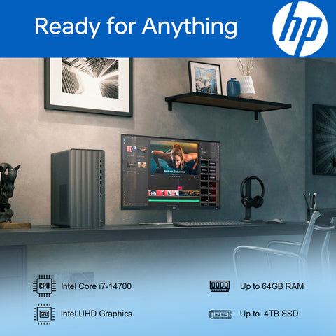HP Envy Tower Desktop Intel Core i7 8GB RAM Intel UHD Graphics 512GB SSD Storage Windows 11 Home - Black HP Envy Tower Desktop Intel Core i7 8GB RAM Intel UHD Graphics 512GB SSD Storage Windows 11 Home - Black