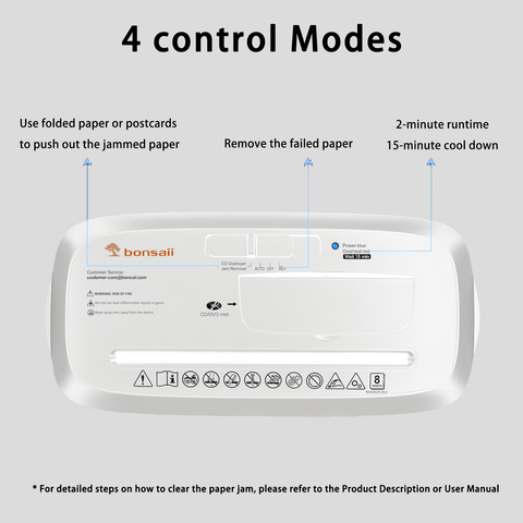 Bonsaii Quiet Strip-Cut Shredder, Up to 8 Sheets, Offering high Security, CDs, Credit Cards, Overheat Protection, Equipped with a 3.4-Gallon bin, Operates Quietly, Ideal for Home Office, White Bonsaii Quiet Strip-Cut Shredder, Up to 8 Sheets, Offering high Security, CDs, Credit Cards, Overheat Protection, Equipped with a 3.4-Gallon bin, Operates Quietly, Ideal for Home Office, White