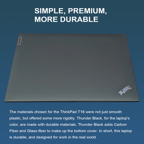 Lenovo ThinkPad T16 Business Laptop, 16" FHD+ 1920 * 1200 Touchscreen 60Hz, Intel Core i7-1265U, Intel Iris Xe Graphics, 16GB DDR4 RAM, 512GB PCIe M.2 SSD, Wi-Fi 6, Windows 11 Pro, Black Lenovo ThinkPad T16 Business Laptop, 16" FHD+ 1920 * 1200 Touchscreen 60Hz, Intel Core i7-1265U, Intel Iris Xe Graphics, 16GB DDR4 RAM, 512GB PCIe M.2 SSD, Wi-Fi 6, Windows 11 Pro, Black