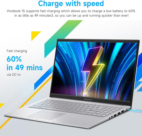 ASUS Vivobook 15 15.6" Traditional Laptop Intel Core i7 16GB RAM Intel Iris Xe Graphics 512GB SSD Storage Windows 11 Home 60Hz - Silver ASUS Vivobook 15 15.6" Traditional Laptop Intel Core i7 16GB RAM Intel Iris Xe Graphics 512GB SSD Storage Windows 11 Home 60Hz - Silver