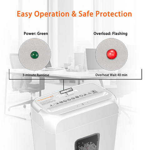 Bonsaii Quiet Cross-Cut Shredder, Ideal for Home Offices, Low-Noise Shredder, 6 Sheets at Once, Perfect for documents, Mail & Staples, 3.4-Gallon Wastebasket, Easy-Carry Handle, White Bonsaii Quiet Cross-Cut Shredder, Ideal for Home Offices, Low-Noise Shredder, 6 Sheets at Once, Perfect for documents, Mail & Staples, 3.4-Gallon Wastebasket, Easy-Carry Handle, White
