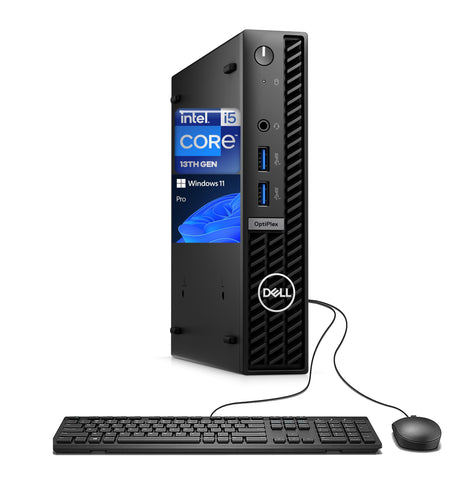 Dell OptiPlex 7000 Series 7010 Business MFF Desktop, Intel Core i5-13500T, Intel UHD Graphics, 16GB DDR4 RAM, 256GB PCIe M.2 SSD, No Wi-Fi, Windows 11 Pro, Black Dell OptiPlex 7000 Series 7010 Business MFF Desktop, Intel Core i5-13500T, Intel UHD Graphics, 16GB DDR4 RAM, 256GB PCIe M.2 SSD, No Wi-Fi, Windows 11 Pro, Black
