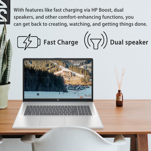 HP Essential 17.3" Traditional Laptop Intel Core 7 8GB RAM Intel Integrated Graphics 512GB SSD Storage Windows 11 Home 60Hz - Blue HP Essential 17.3" Traditional Laptop Intel Core 7 8GB RAM Intel Integrated Graphics 512GB SSD Storage Windows 11 Home 60Hz - Blue
