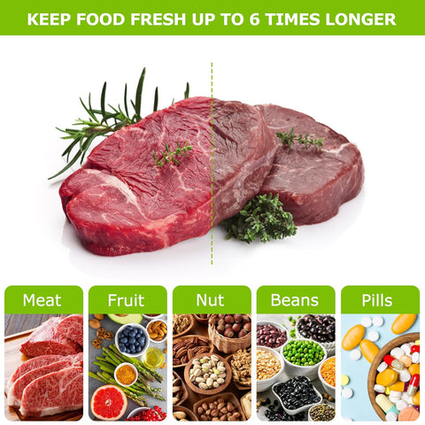 Bonsenkitchen Precut Vacuum Food Sealer Bags 100 Pint 6" x 10", BPA Free, Commercial Grade Textured Food Vacuum Sealer Bag, Thick Embossed Bags for Food Storage and Sous Vide Cooking VB3204 Bonsenkitchen Precut Vacuum Food Sealer Bags 100 Pint 6" x 10", BPA Free, Commercial Grade Textured Food Vacuum Sealer Bag, Thick Embossed Bags for Food Storage and Sous Vide Cooking VB3204