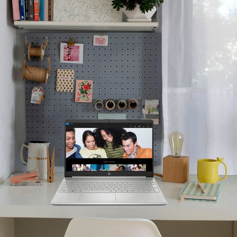 HP Essential 15 Laptop, 15.6" HD Non-touch 60Hz, AMD Ryzen 3 5300U, AMD Radeon Graphics, 8GB DDR4 RAM, 256GB PCIe M.2 SSD, Wi-Fi 5, Windows 11 Home, Silver HP Essential 15 Laptop, 15.6" HD Non-touch 60Hz, AMD Ryzen 3 5300U, AMD Radeon Graphics, 8GB DDR4 RAM, 256GB PCIe M.2 SSD, Wi-Fi 5, Windows 11 Home, Silver