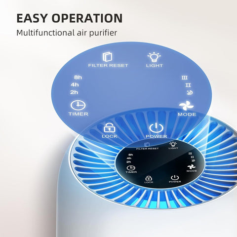 AromaRoom Air Purifiers for Bedroom, H13 HEPA Air Purifier for Home with Fragrance Sponge, Portable Air Cleaner for Smoke, Allergies, Pet Hair Dander, Odor, Dust, RGB Night Light, AP100-A (White) AromaRoom Air Purifiers for Bedroom, H13 HEPA Air Purifier for Home with Fragrance Sponge, Portable Air Cleaner for Smoke, Allergies, Pet Hair Dander, Odor, Dust, RGB Night Light, AP100-A (White)
