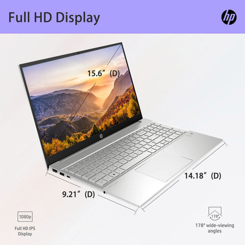 HP Pavilion Laptop, 15.6" FHD 1920 * 1080 Touchscreen 60Hz, Intel Core i7-1355U, NVIDIA GeForce MX550, 16GB DDR4 SODIMM RAM, 1TB PCIe M.2 SSD, Wi-Fi 6, Windows 11 Home, White HP Pavilion Laptop, 15.6" FHD 1920 * 1080 Touchscreen 60Hz, Intel Core i7-1355U, NVIDIA GeForce MX550, 16GB DDR4 SODIMM RAM, 1TB PCIe M.2 SSD, Wi-Fi 6, Windows 11 Home, White