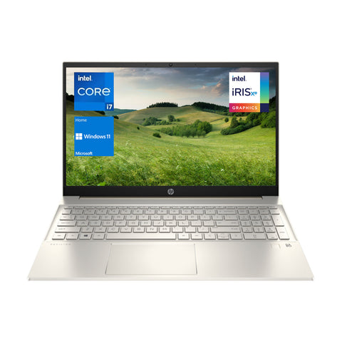 HP Pavilion Laptop, 15.6" FHD Non-touch 60Hz, Intel Core i7-1355U, Intel Iris Xe Graphics, 16GB DDR4 RAM, 1TB PCIe M.2 SSD, Wi-Fi 6, Windows 11 Home, Gold HP Pavilion Laptop, 15.6" FHD Non-touch 60Hz, Intel Core i7-1355U, Intel Iris Xe Graphics, 16GB DDR4 RAM, 1TB PCIe M.2 SSD, Wi-Fi 6, Windows 11 Home, Gold