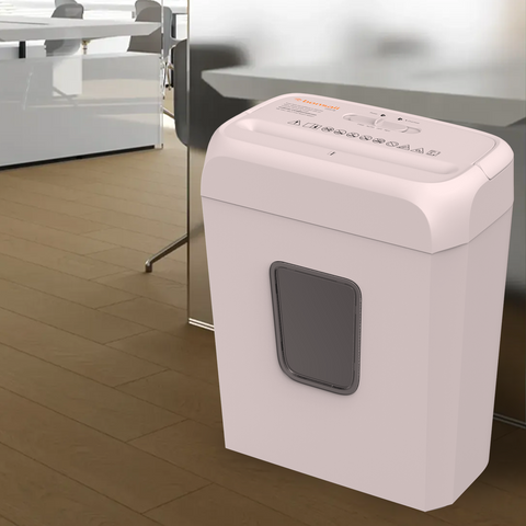 Bonsaii Pink Shredder, Compact for Office, Cross-Cut 6 Sheets, Security Shredding, Shreds Cards & Mail, 3.4-Gallon Bin Bonsaii Pink Shredder, Compact for Office, Cross-Cut 6 Sheets, Security Shredding, Shreds Cards & Mail, 3.4-Gallon Bin