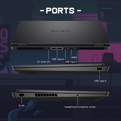 HP Omen 17.3" Traditional Laptop AMD Ryzen AI 9 16GB RAM NVIDIA GeForce RTX 5070 512GB SSD Storage Windows 11 Home 144Hz - Black HP Omen 17.3" Traditional Laptop AMD Ryzen AI 9 16GB RAM NVIDIA GeForce RTX 5070 512GB SSD Storage Windows 11 Home 144Hz - Black