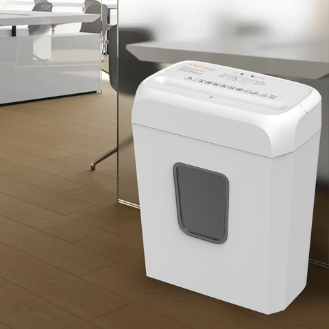 Bonsaii Quiet Cross-Cut Shredder, Ideal for Home Offices, Low-Noise Shredder, 6 Sheets at Once, Perfect for documents, Mail & Staples, 3.4-Gallon Wastebasket, Easy-Carry Handle, White Bonsaii Quiet Cross-Cut Shredder, Ideal for Home Offices, Low-Noise Shredder, 6 Sheets at Once, Perfect for documents, Mail & Staples, 3.4-Gallon Wastebasket, Easy-Carry Handle, White