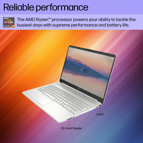 HP Essential Laptop, 15.6" FHD 1920 * 1080 Touchscreen 60Hz, AMD Ryzen 7 5700U, AMD Radeon Graphics, 16GB DDR4 RAM, 512GB PCIe M.2 SSD, Wi-Fi 5, Windows 11 Home, Silver HP Essential Laptop, 15.6" FHD 1920 * 1080 Touchscreen 60Hz, AMD Ryzen 7 5700U, AMD Radeon Graphics, 16GB DDR4 RAM, 512GB PCIe M.2 SSD, Wi-Fi 5, Windows 11 Home, Silver