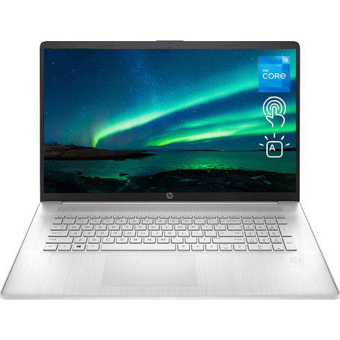 HP Essential Laptop, 17.3" HD+ Touchscreen 60Hz, Intel Core i5-1335U, Intel Iris Xe Graphics, 8GB DDR4 RAM, 512GB PCIe M.2 SSD, Wi-Fi 6, Windows 11 Home, Silver HP Essential Laptop, 17.3" HD+ Touchscreen 60Hz, Intel Core i5-1335U, Intel Iris Xe Graphics, 8GB DDR4 RAM, 512GB PCIe M.2 SSD, Wi-Fi 6, Windows 11 Home, Silver