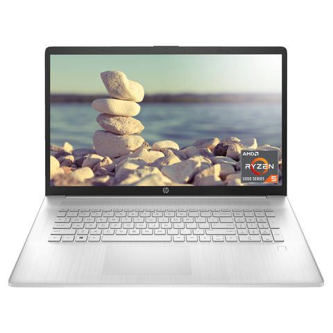 HP Essential 17-cp0012nr Laptop, 17.3" FHD Non-touch 60Hz, AMD Ryzen 5 5500U, AMD Radeon Graphics, 8GB DDR4 RAM, 256GB PCIe M.2 SSD, Wi-Fi 5, Windows 11 Home, Silver HP Essential 17-cp0012nr Laptop, 17.3" FHD Non-touch 60Hz, AMD Ryzen 5 5500U, AMD Radeon Graphics, 8GB DDR4 RAM, 256GB PCIe M.2 SSD, Wi-Fi 5, Windows 11 Home, Silver