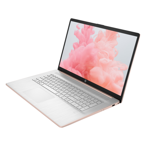 HP Essential 17 Laptop, 17.3" HD+ Touchscreen 60Hz, Intel Core i7-1355U, Intel Iris Xe Graphics, 8GB DDR4 RAM, 512GB PCIe M.2 SSD, Wi-Fi 6, Windows 11 Home, Pale Rose Gold HP Essential 17 Laptop, 17.3" HD+ Touchscreen 60Hz, Intel Core i7-1355U, Intel Iris Xe Graphics, 8GB DDR4 RAM, 512GB PCIe M.2 SSD, Wi-Fi 6, Windows 11 Home, Pale Rose Gold