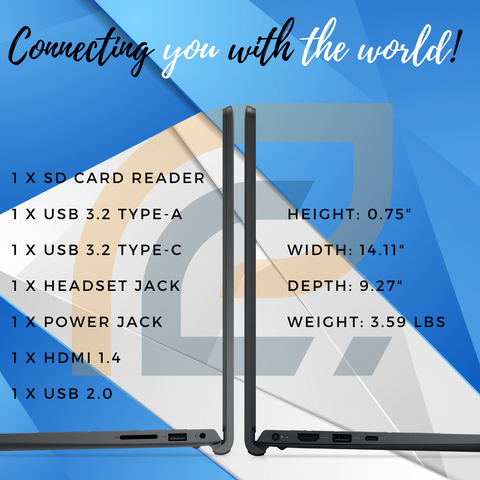 DELL Inspiron 3000 Series 15.6" Traditional Laptop AMD Ryzen 5 8GB RAM AMD Radeon Graphics 512GB SSD Storage Windows 11 Home 60Hz - Black DELL Inspiron 3000 Series 15.6" Traditional Laptop AMD Ryzen 5 8GB RAM AMD Radeon Graphics 512GB SSD Storage Windows 11 Home 60Hz - Black