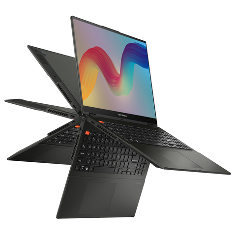 ASUS Vivobook S 16 Flip 2-in-1 Laptop, 16" FHD+ Touchscreen 60Hz, Intel Core i9-13900H, Intel Iris Xe Graphics, 16GB DDR4 RAM, 1TB PCIe M.2 SSD, Wi-Fi 6, Windows 11 Home, Black ASUS Vivobook S 16 Flip 2-in-1 Laptop, 16" FHD+ Touchscreen 60Hz, Intel Core i9-13900H, Intel Iris Xe Graphics, 16GB DDR4 RAM, 1TB PCIe M.2 SSD, Wi-Fi 6, Windows 11 Home, Black