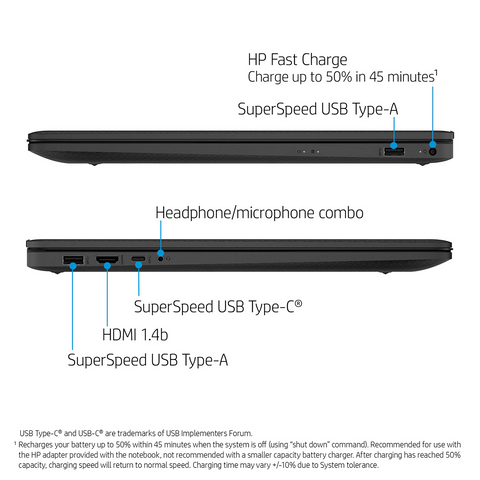 HP Essential Laptop, 17.3" FHD Non-touch 60Hz, Intel Core i5-1335U, Intel Iris Xe Graphics, 8GB DDR4 RAM, 512GB PCIe M.2 SSD, Wi-Fi 6, Windows 11 Home, Blue HP Essential Laptop, 17.3" FHD Non-touch 60Hz, Intel Core i5-1335U, Intel Iris Xe Graphics, 8GB DDR4 RAM, 512GB PCIe M.2 SSD, Wi-Fi 6, Windows 11 Home, Blue