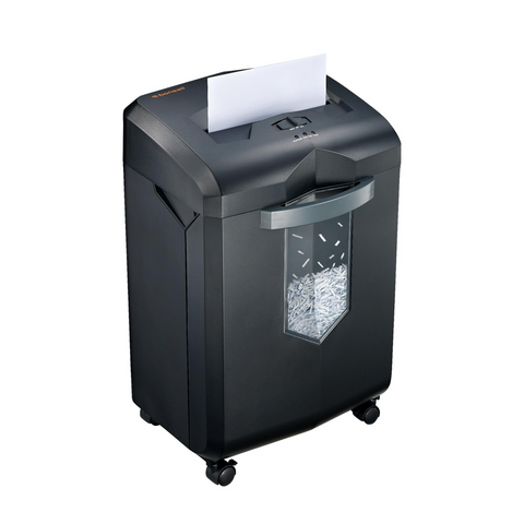 Bonsaii Paper Shredder, 18-Sheet 60-Minutes Shredder for Office Heavy Duty Cross-Cut Shredder with 6 Gallon Pullout Basket 4 Casters Bonsaii Paper Shredder, 18-Sheet 60-Minutes Shredder for Office Heavy Duty Cross-Cut Shredder with 6 Gallon Pullout Basket 4 Casters