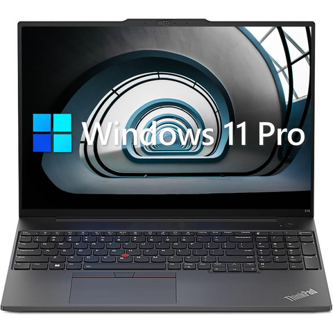Lenovo ThinkPad E16 Gen1 Business Laptop, 16" WUXGA Non-touch 60Hz, AMD Ryzen 5 7530U, AMD Radeon Graphics, 8GB DDR4 RAM, 256GB PCIe M.2 SSD, Wi-Fi 6, Windows 11 Pro, Black Lenovo ThinkPad E16 Gen1 Business Laptop, 16" WUXGA Non-touch 60Hz, AMD Ryzen 5 7530U, AMD Radeon Graphics, 8GB DDR4 RAM, 256GB PCIe M.2 SSD, Wi-Fi 6, Windows 11 Pro, Black