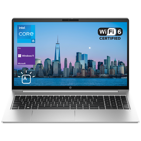 HP ProBook 450 G10 Business Laptop, 15.6" FHD Non-touch 60Hz, Intel Core i5-1335U, Intel UHD Graphics, 8GB DDR4 RAM, 256GB PCIe M.2 SSD, Wi-Fi 6, Windows 11 Pro, Silver HP ProBook 450 G10 Business Laptop, 15.6" FHD Non-touch 60Hz, Intel Core i5-1335U, Intel UHD Graphics, 8GB DDR4 RAM, 256GB PCIe M.2 SSD, Wi-Fi 6, Windows 11 Pro, Silver