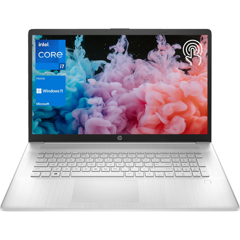 HP Essential Laptop, 17.3" HD+ Touchscreen 60Hz, Intel Core i7-1355U, Intel Iris Xe Graphics, 8GB DDR4 RAM, 512GB PCIe M.2 SSD, Wi-Fi 6, Windows 11 Home, Silver HP Essential Laptop, 17.3" HD+ Touchscreen 60Hz, Intel Core i7-1355U, Intel Iris Xe Graphics, 8GB DDR4 RAM, 512GB PCIe M.2 SSD, Wi-Fi 6, Windows 11 Home, Silver