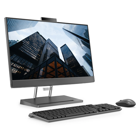 Lenovo IdeaCentre AIO 5i All-in-One, 23.8" FHD Touchscreen 60Hz, Intel Core i5-12500H, Intel UHD Graphics, 8GB RAM DDR5, 256GB PCIe M.2 SSD, Wi-Fi 6, Windows 11 Home, Grey Lenovo IdeaCentre AIO 5i All-in-One, 23.8" FHD Touchscreen 60Hz, Intel Core i5-12500H, Intel UHD Graphics, 8GB RAM DDR5, 256GB PCIe M.2 SSD, Wi-Fi 6, Windows 11 Home, Grey