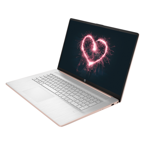 HP Essential 17 Laptop, 17.3" HD+ Touchscreen 60Hz, Intel Core i5-1335U, Intel Iris Xe Graphics, 8GB DDR4 RAM, 512GB PCIe M.2 SSD, Wi-Fi 6, Windows 11 Home, Pale Rose Gold HP Essential 17 Laptop, 17.3" HD+ Touchscreen 60Hz, Intel Core i5-1335U, Intel Iris Xe Graphics, 8GB DDR4 RAM, 512GB PCIe M.2 SSD, Wi-Fi 6, Windows 11 Home, Pale Rose Gold