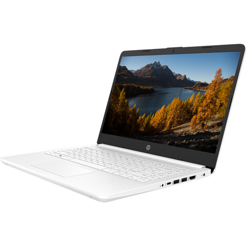 HP Essential 14" HD Laptop,  Intel Celeron N4120, 4GB DDR4 RAM, 64GB eMMC, Wi-Fi 5, Windows 11 Home, White HP Essential 14" HD Laptop,  Intel Celeron N4120, 4GB DDR4 RAM, 64GB eMMC, Wi-Fi 5, Windows 11 Home, White